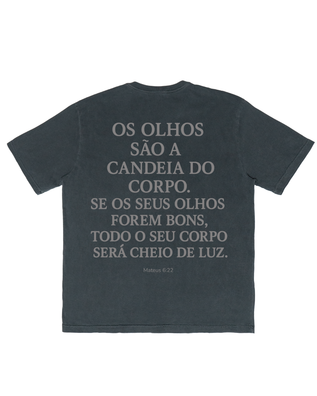 TEE OVERSIZED 'OLHOS' [FRENTE E COSTAS]