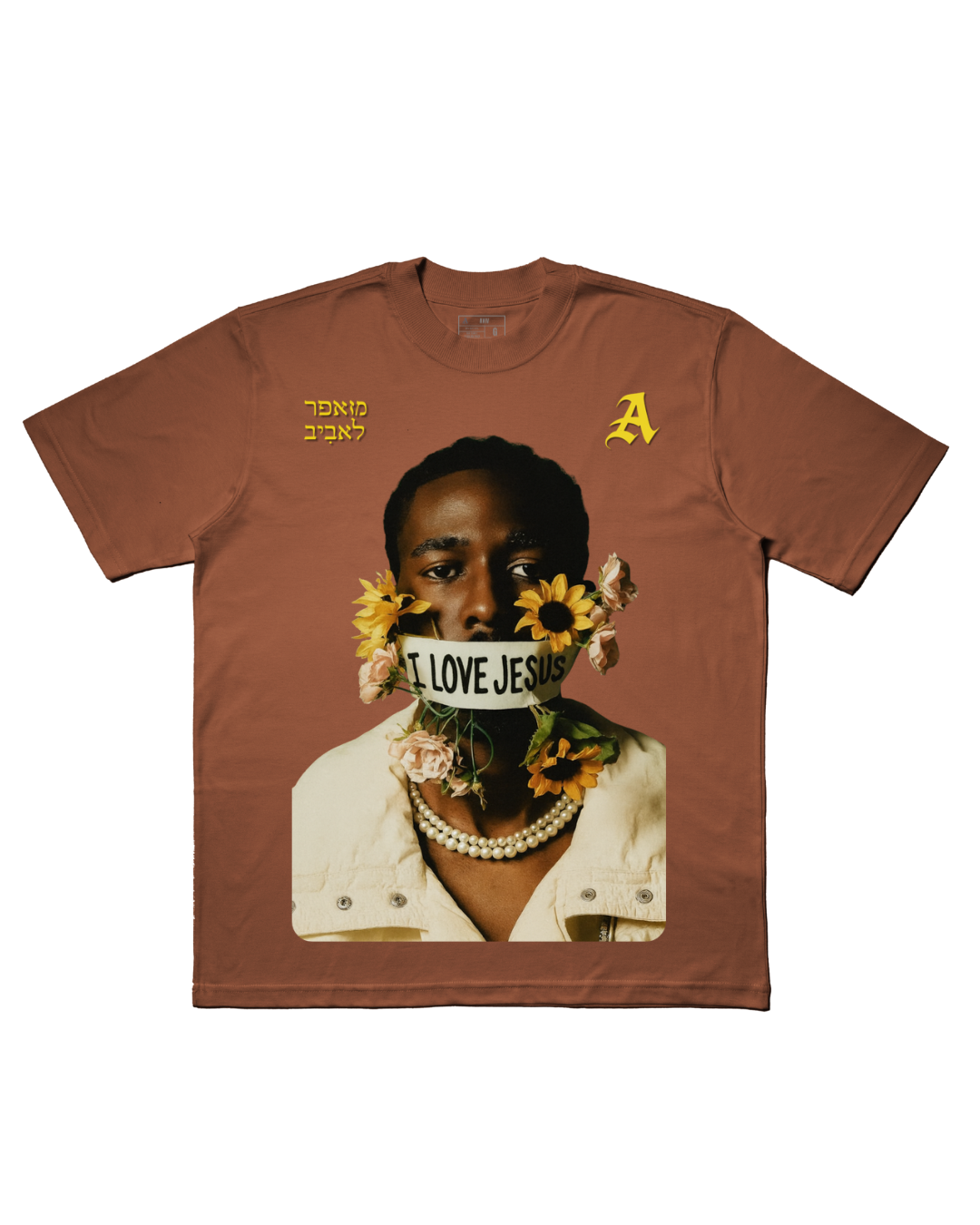 CAMISETA OVERSIZED 'FLORES'