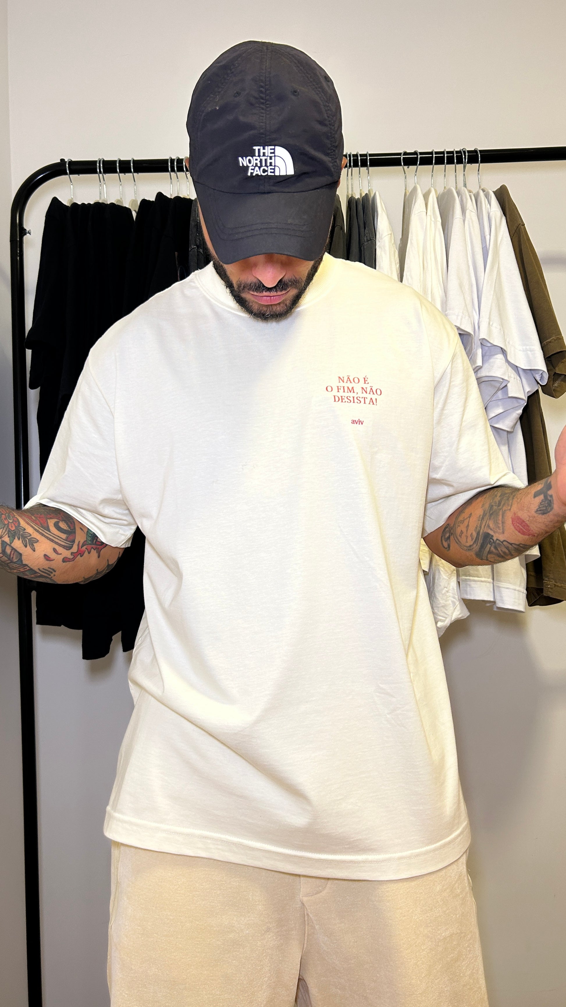 TEE OVERSIZED 'NÃO DESISTA'