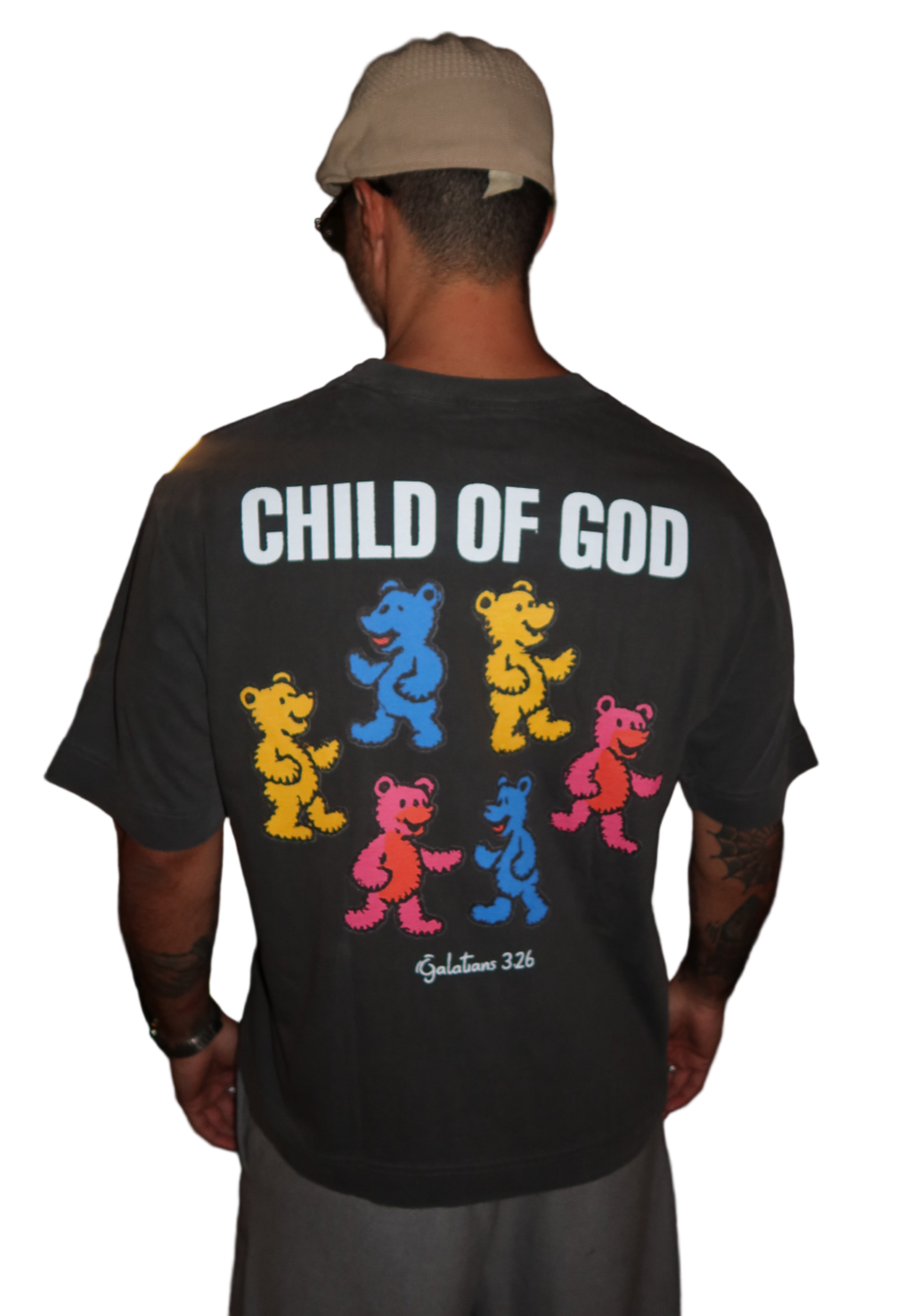 CAMISETA BOXY ‘FILHOS DE DEUS’