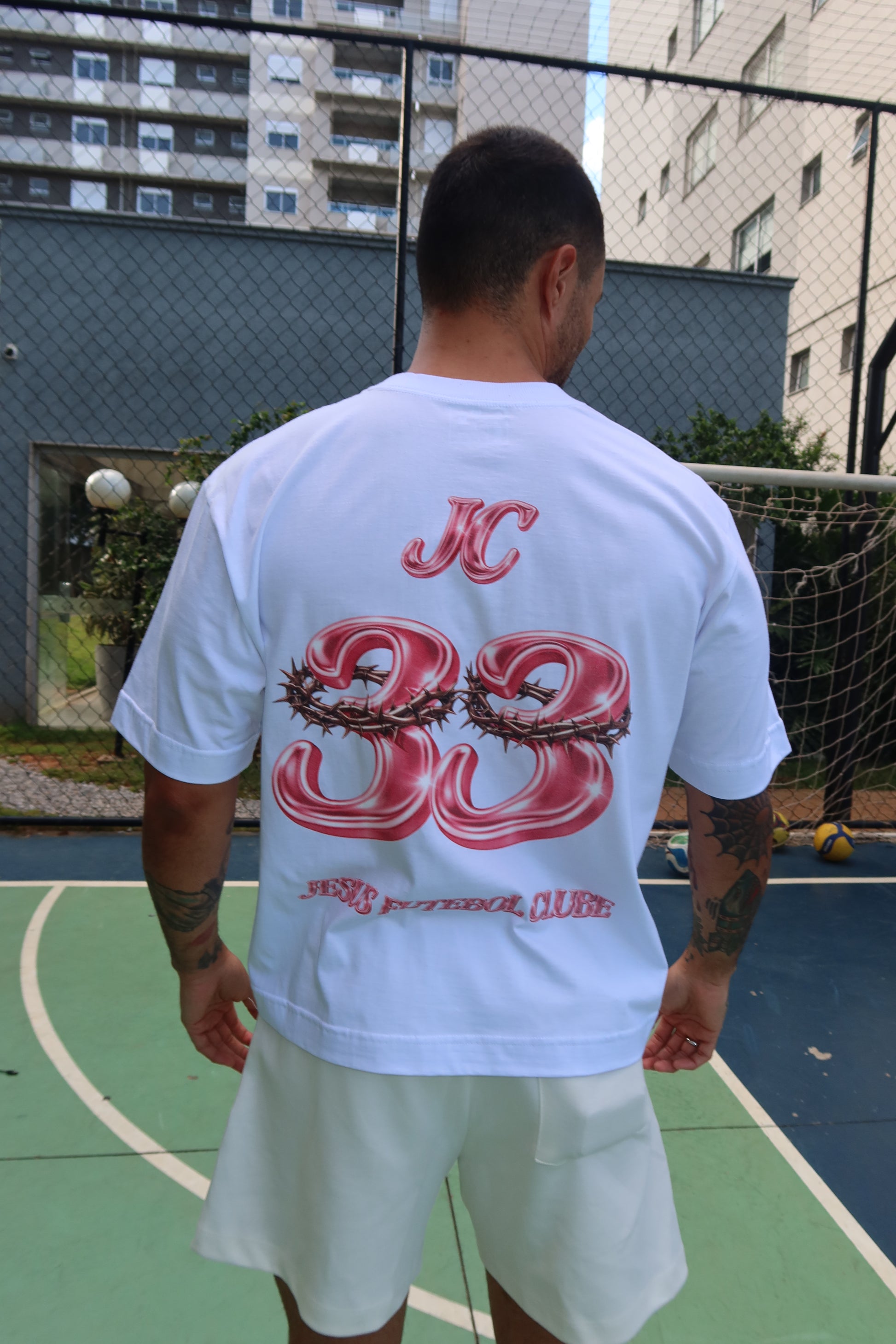 TEE BOXY 'JESUS FC - ROSA'