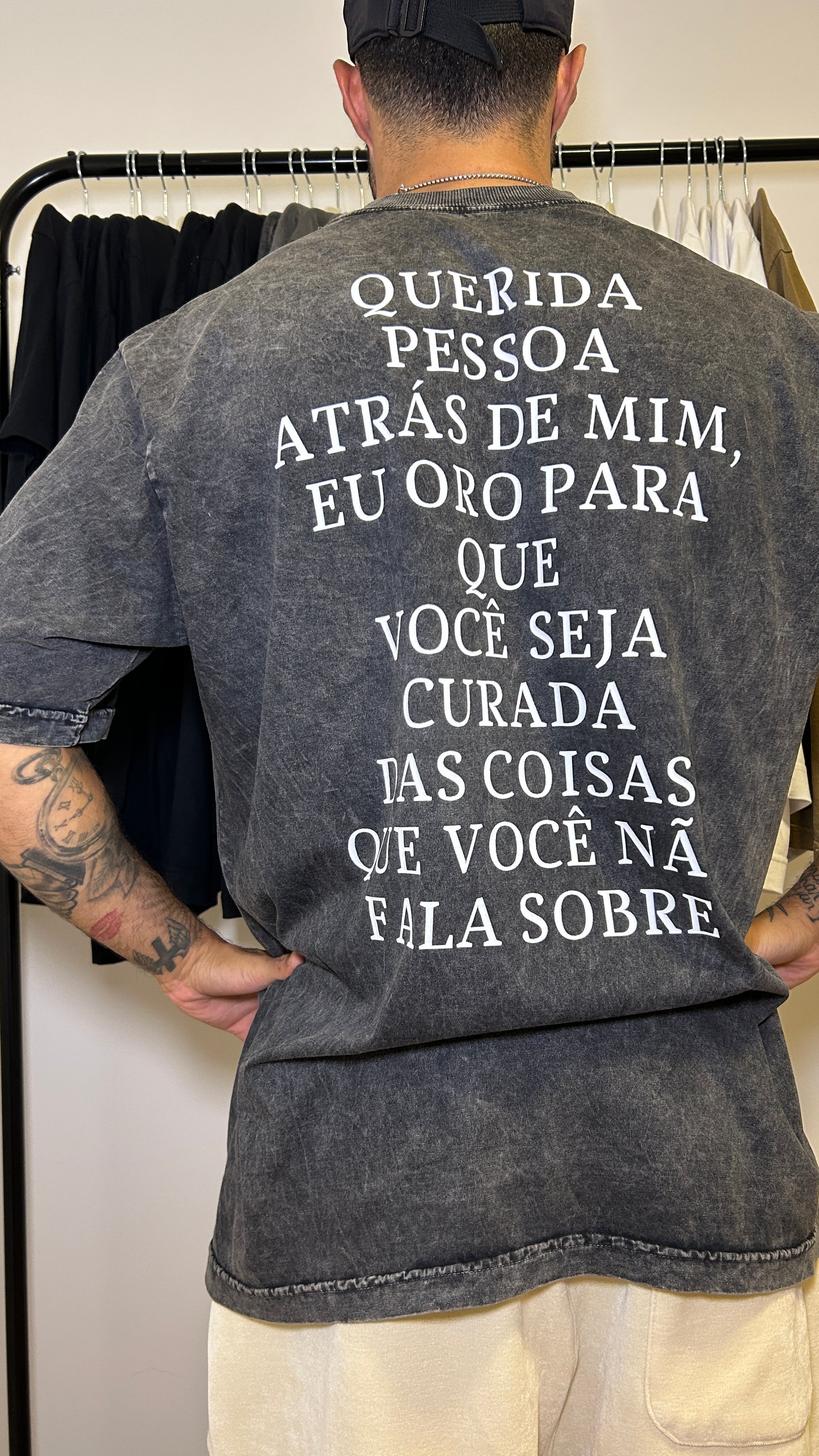 TEE OVERSIZED 'NÃO DESISTA'