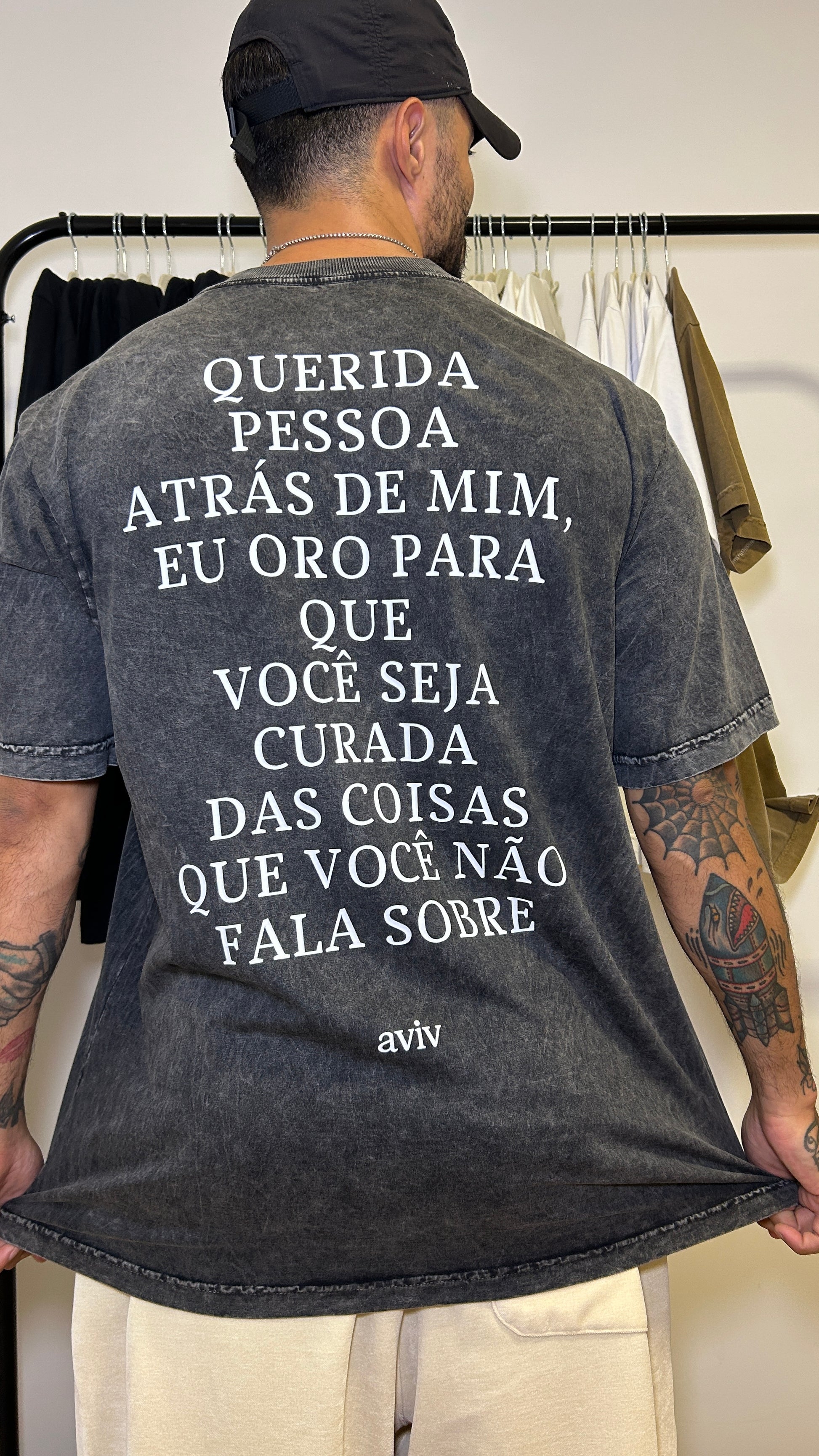 TEE OVERSIZED 'NÃO DESISTA'