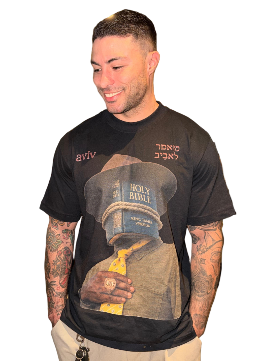 CAMISETA OVERSIZED 'BIBLE FACE'