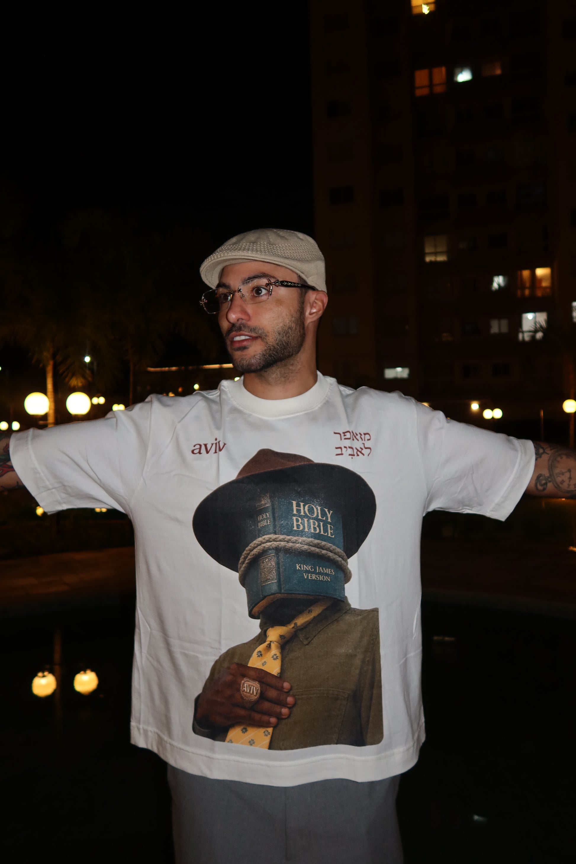 TEE BOXY 'BIBLE FACE'