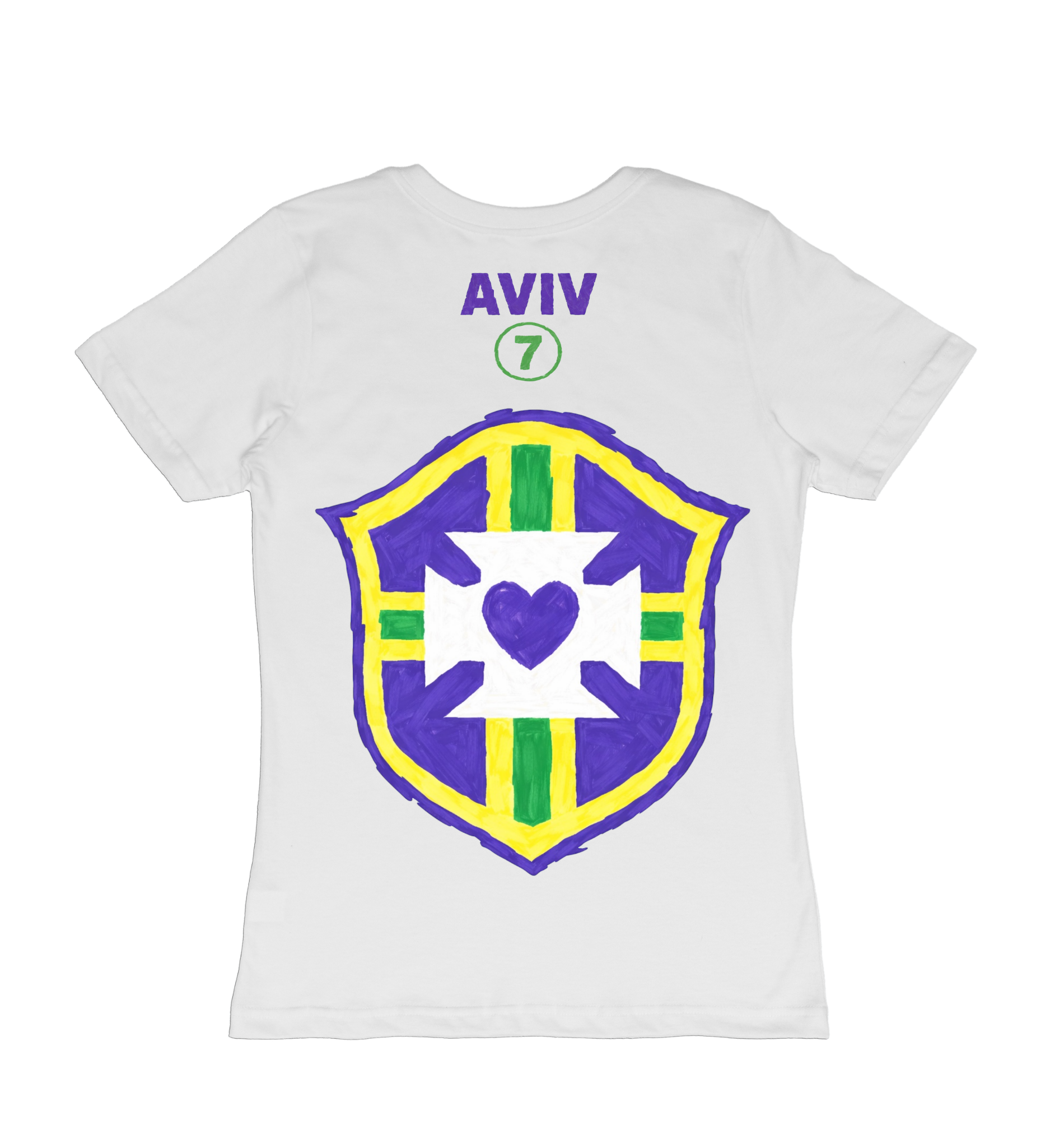 TEE BABYLOOK 'DEUS É BRASILEIRO'