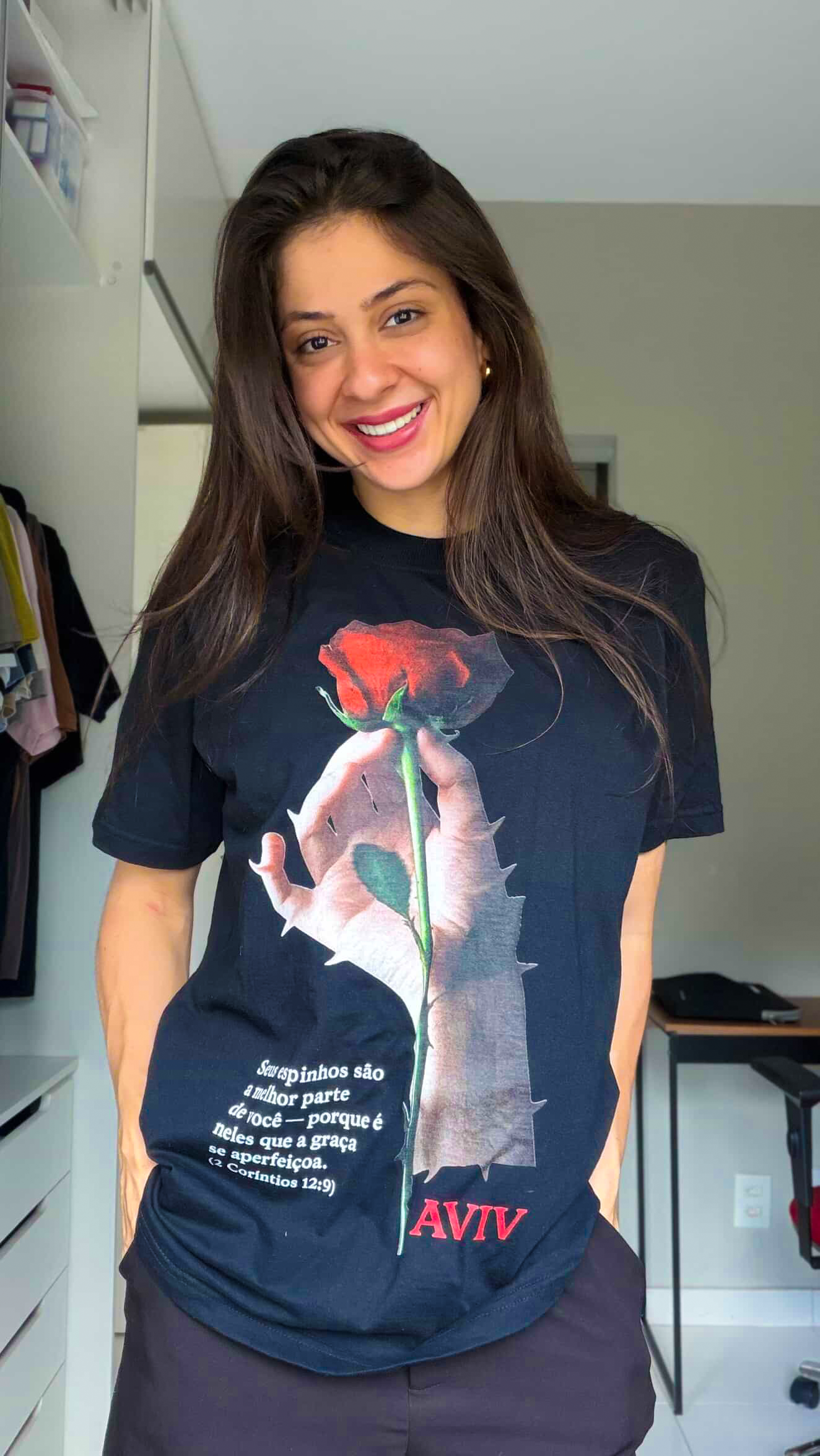 CAMISETA OVERSIZED 'ESPINHOS' [FRENTE]