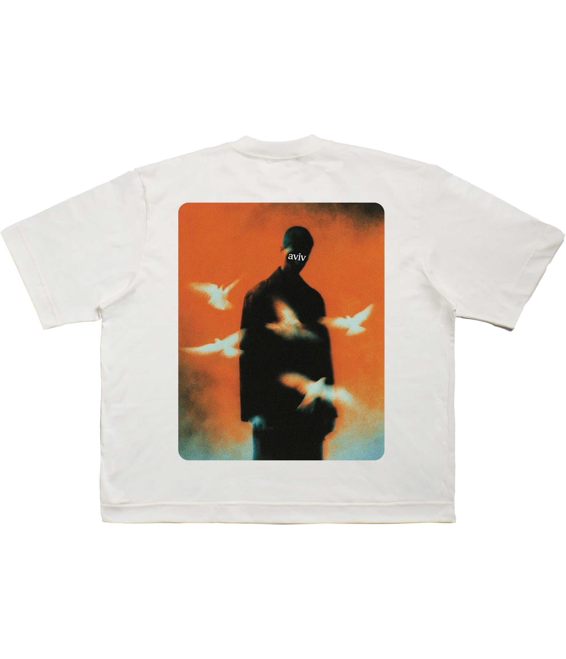 CAMISETA BOXY 'SAVED' [FRENTE E COSTAS]