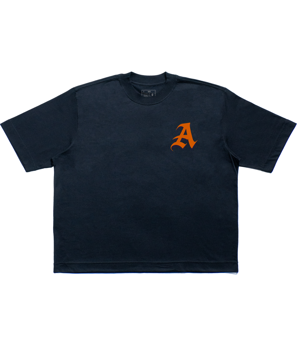 CAMISETA BOXY 'SAVED' [FRENTE E COSTAS]