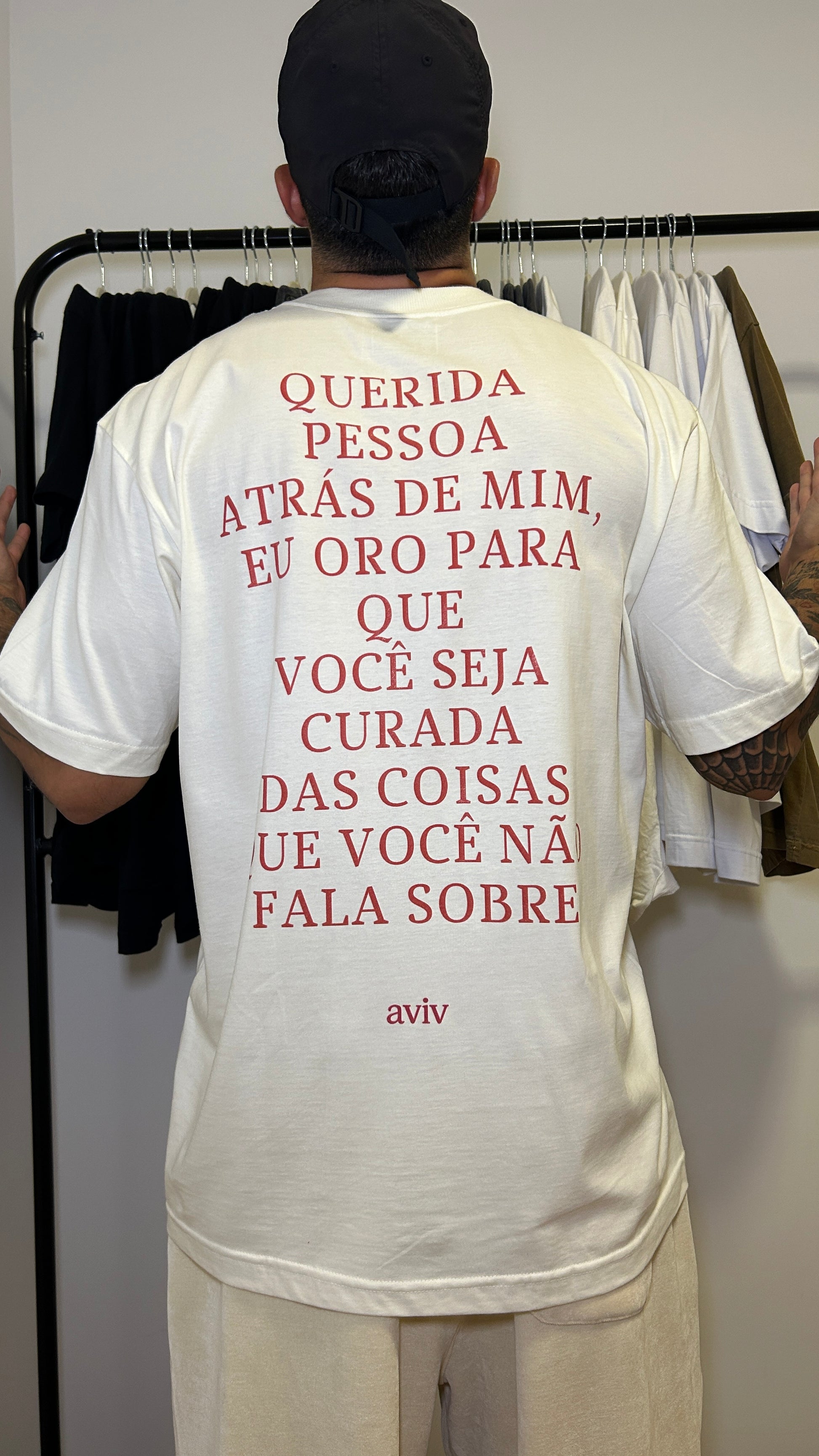 TEE OVERSIZED 'NÃO DESISTA'