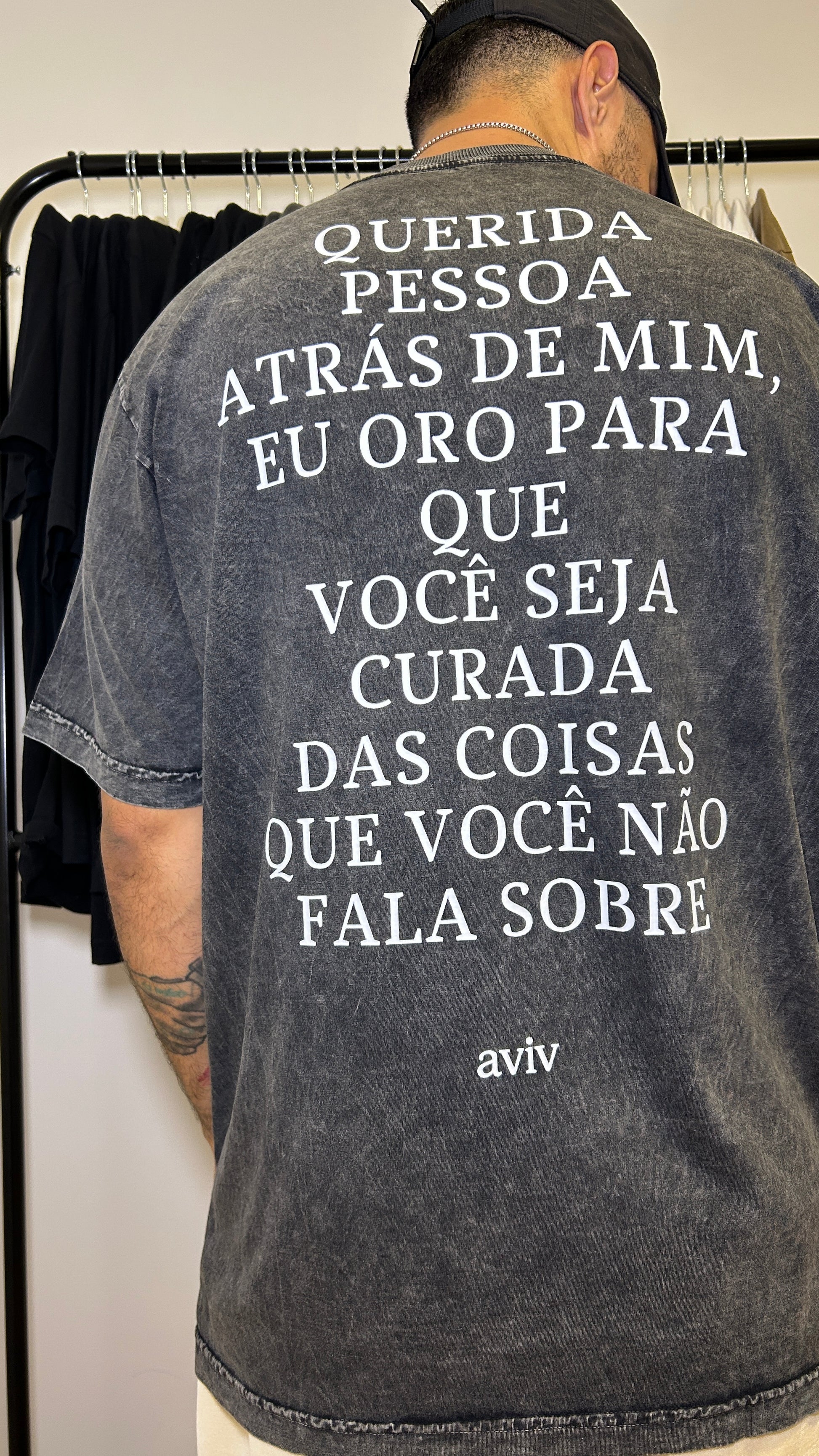 TEE OVERSIZED 'NÃO DESISTA'