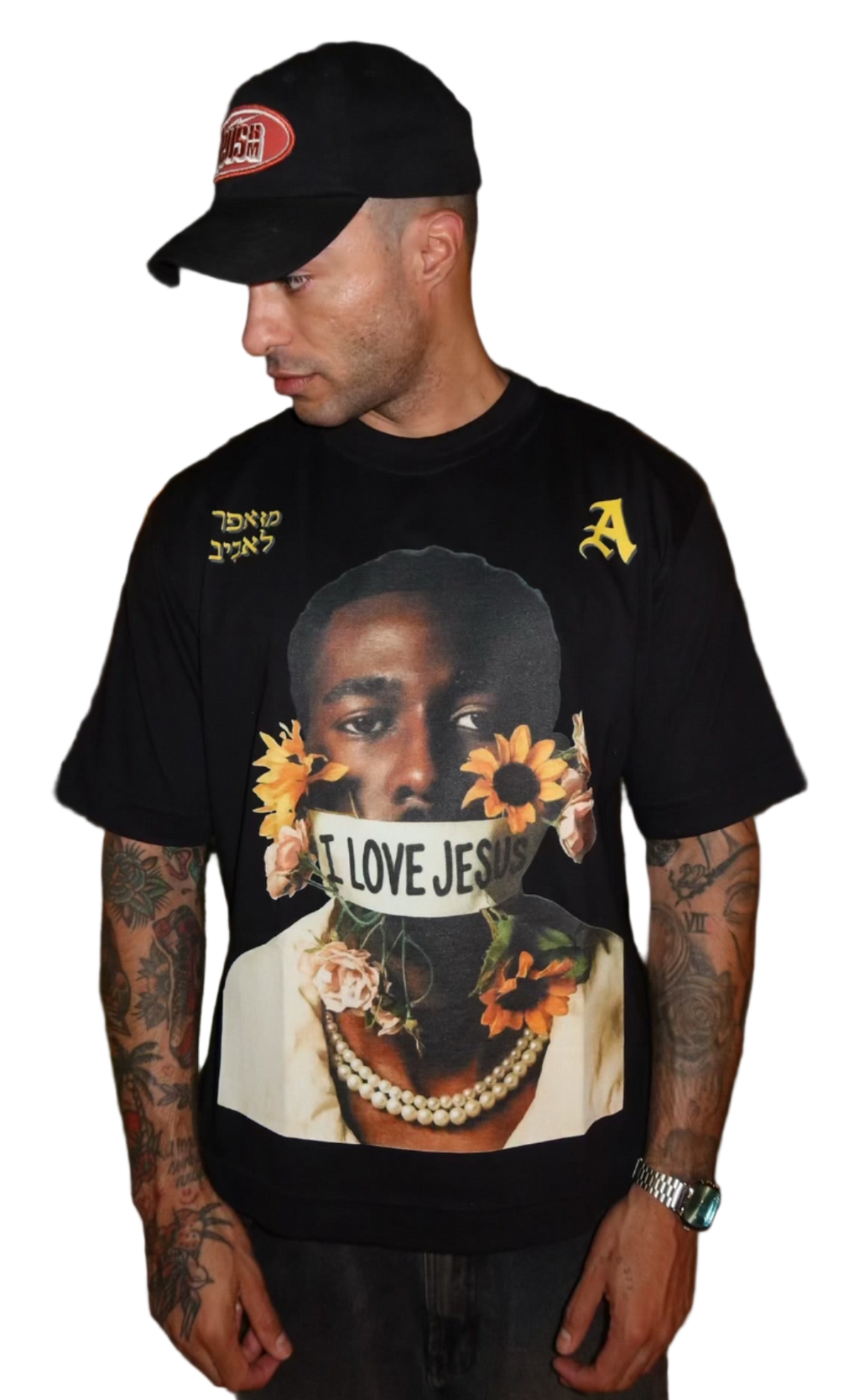 CAMISETA BOXY 'FLORES'