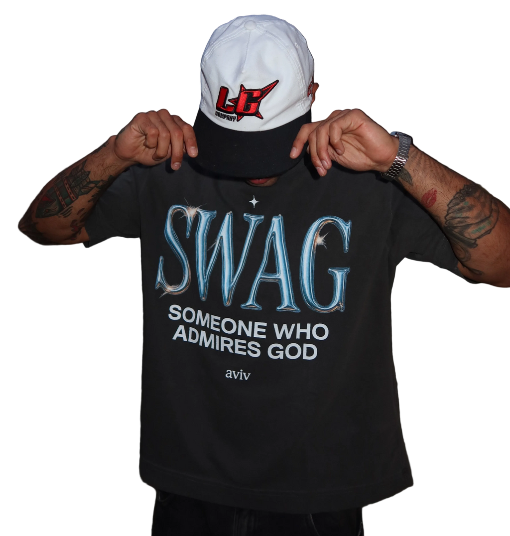 CAMISETA BOXY ‘SWAG’ [FRENTE]