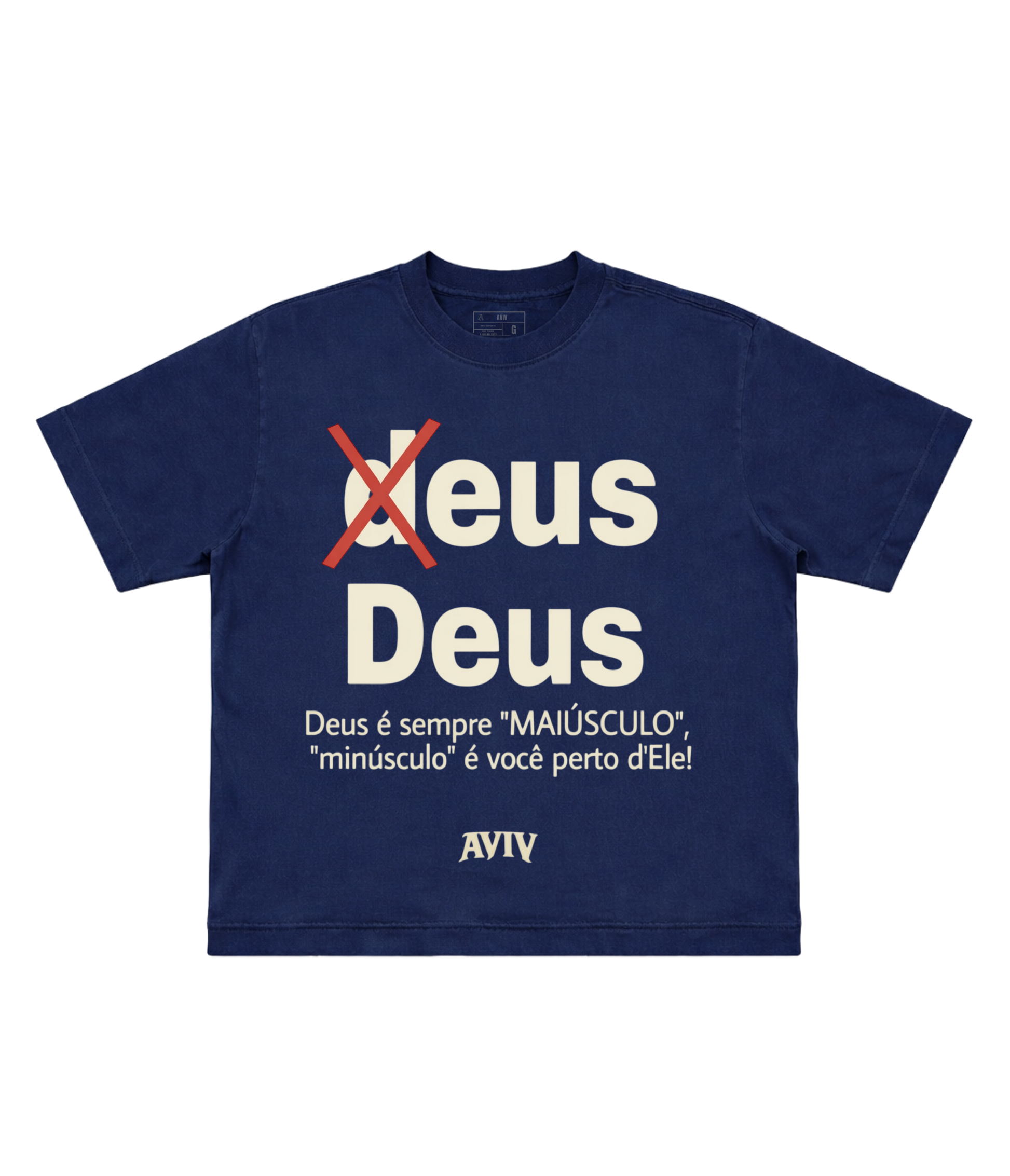 TEE BOXY 'MAIÚSCULO'