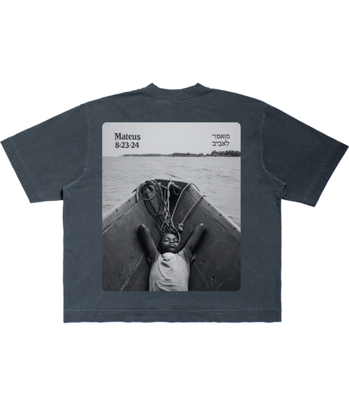 CAMISETA BOXY 'BARCO' [FRENTE E COSTAS]