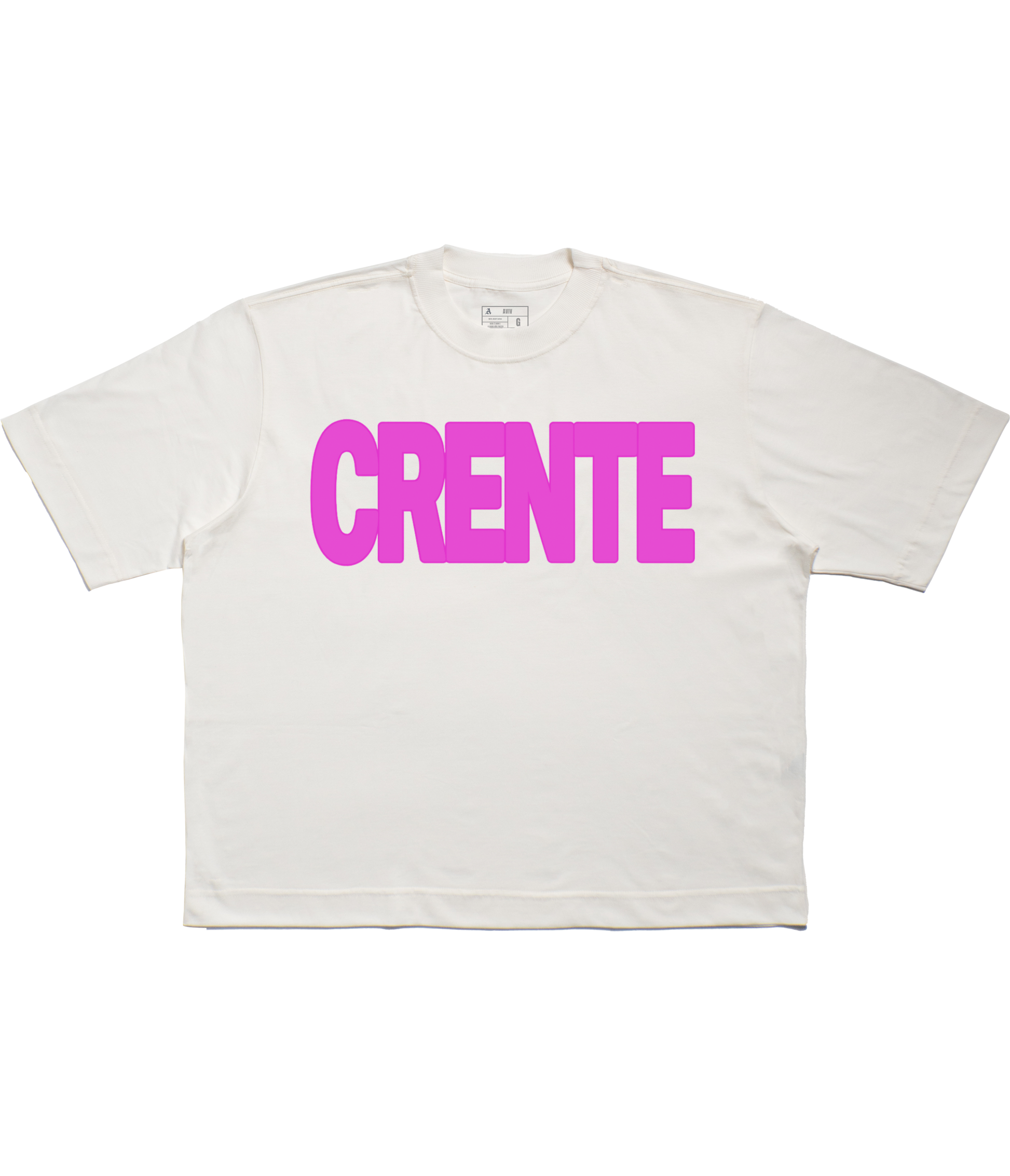 CAMISETA BOXY 'CRENTE'