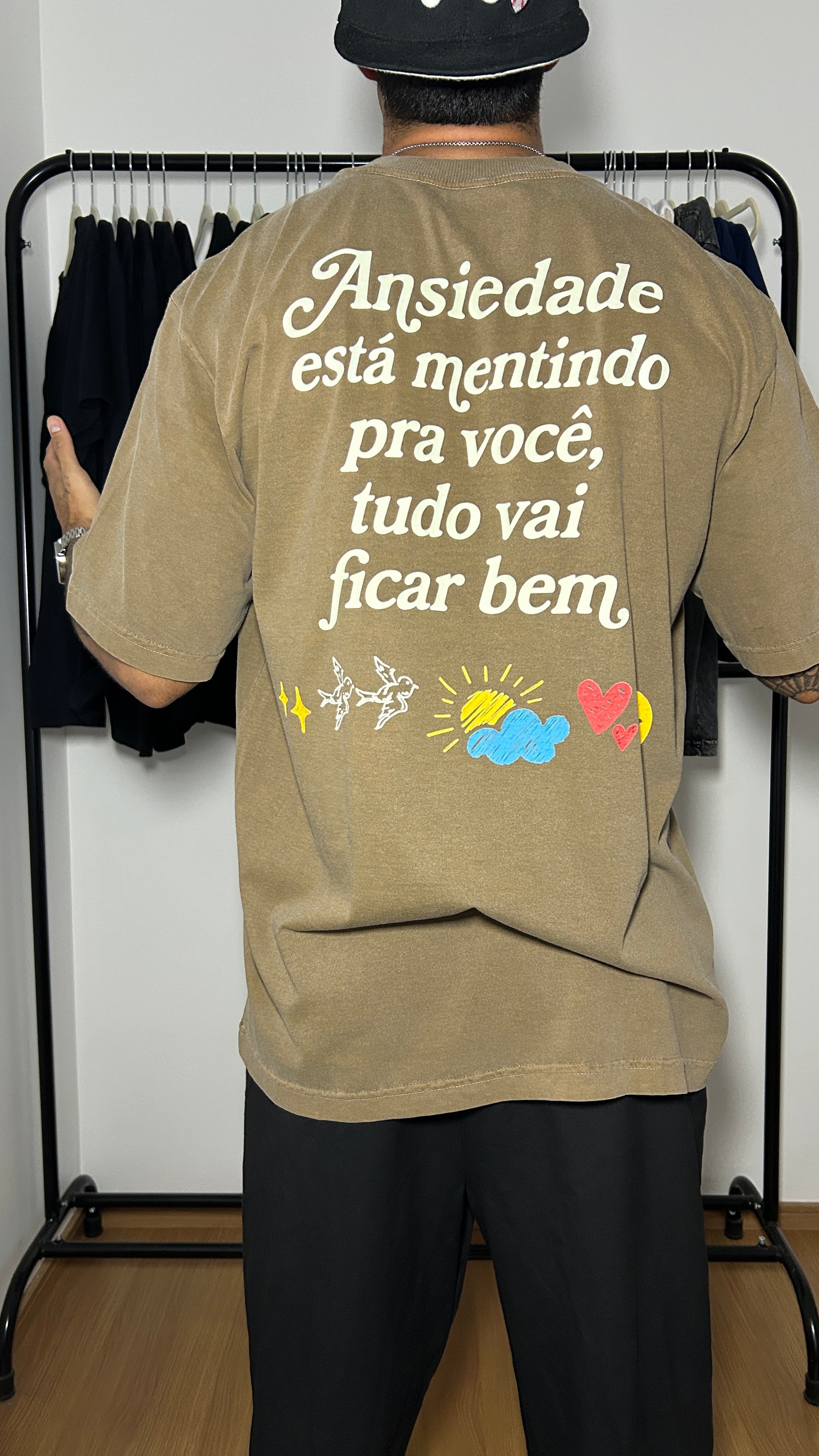 TEE OVERSIZED ‘ANSIEDADE’