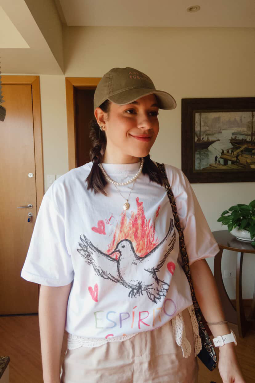 CAMISETA OVERSIZED 'GIZ' [FRENTE E COSTAS]