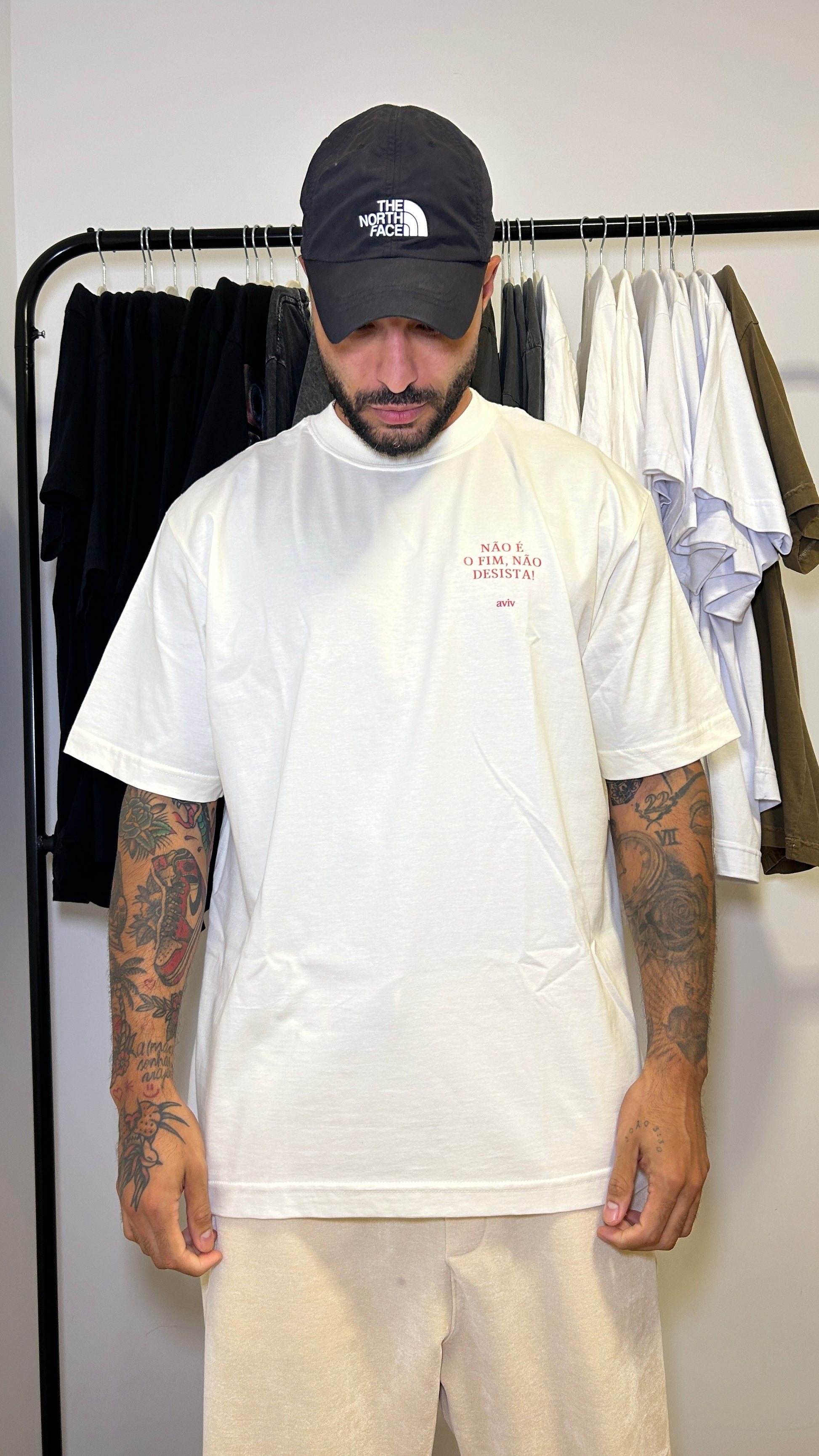 TEE OVERSIZED 'NÃO DESISTA'