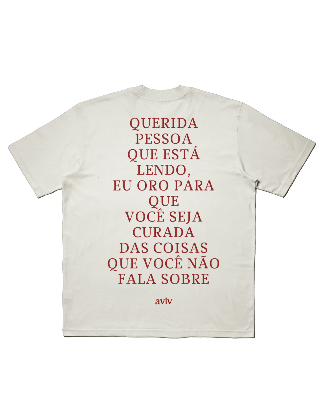 TEE OVERSIZED 'NÃO DESISTA'