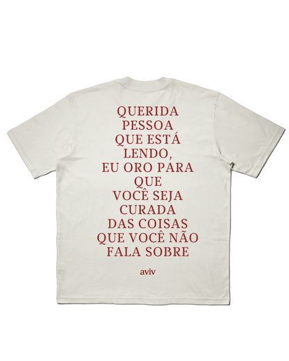 TEE OVERSIZED 'NÃO DESISTA'