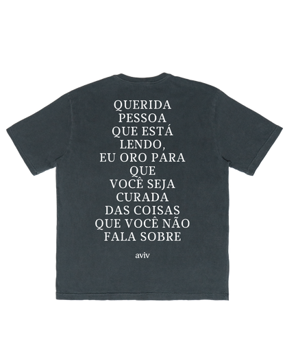 TEE OVERSIZED 'NÃO DESISTA'