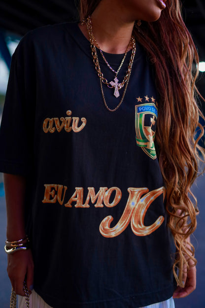 TEE BOXY 'JESUS FC - DOURADO'