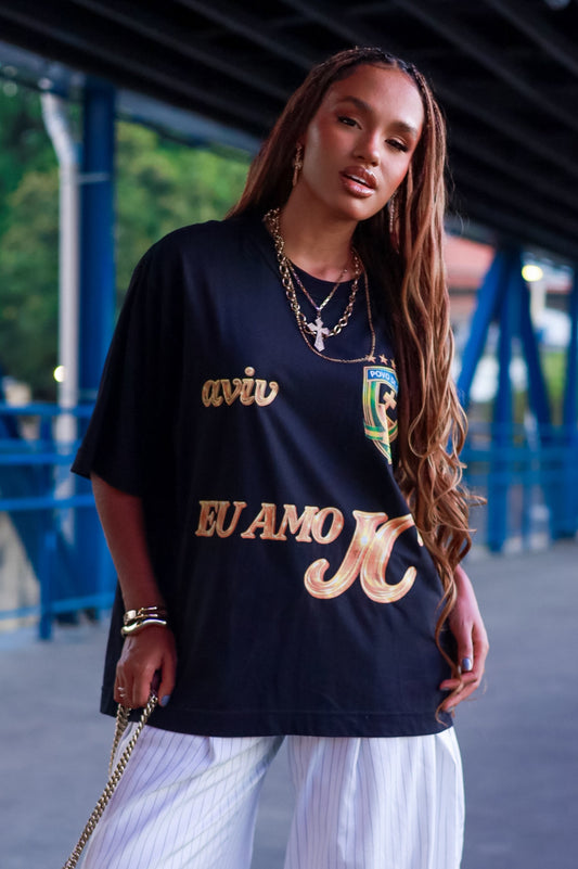 TEE BOXY 'JESUS FC - DOURADO'