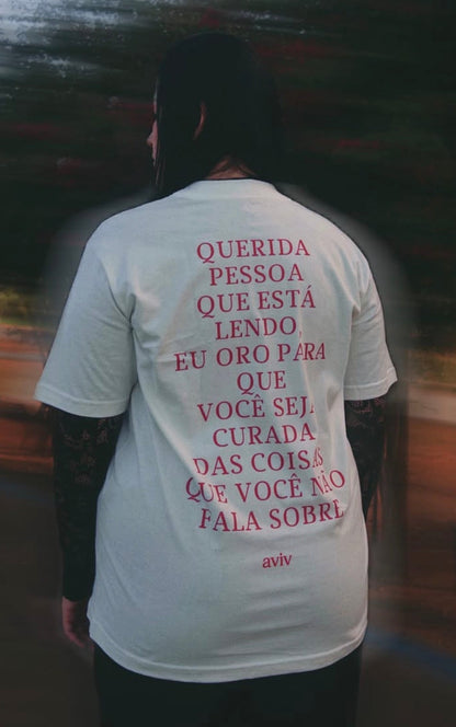 TEE OVERSIZED 'NÃO DESISTA'