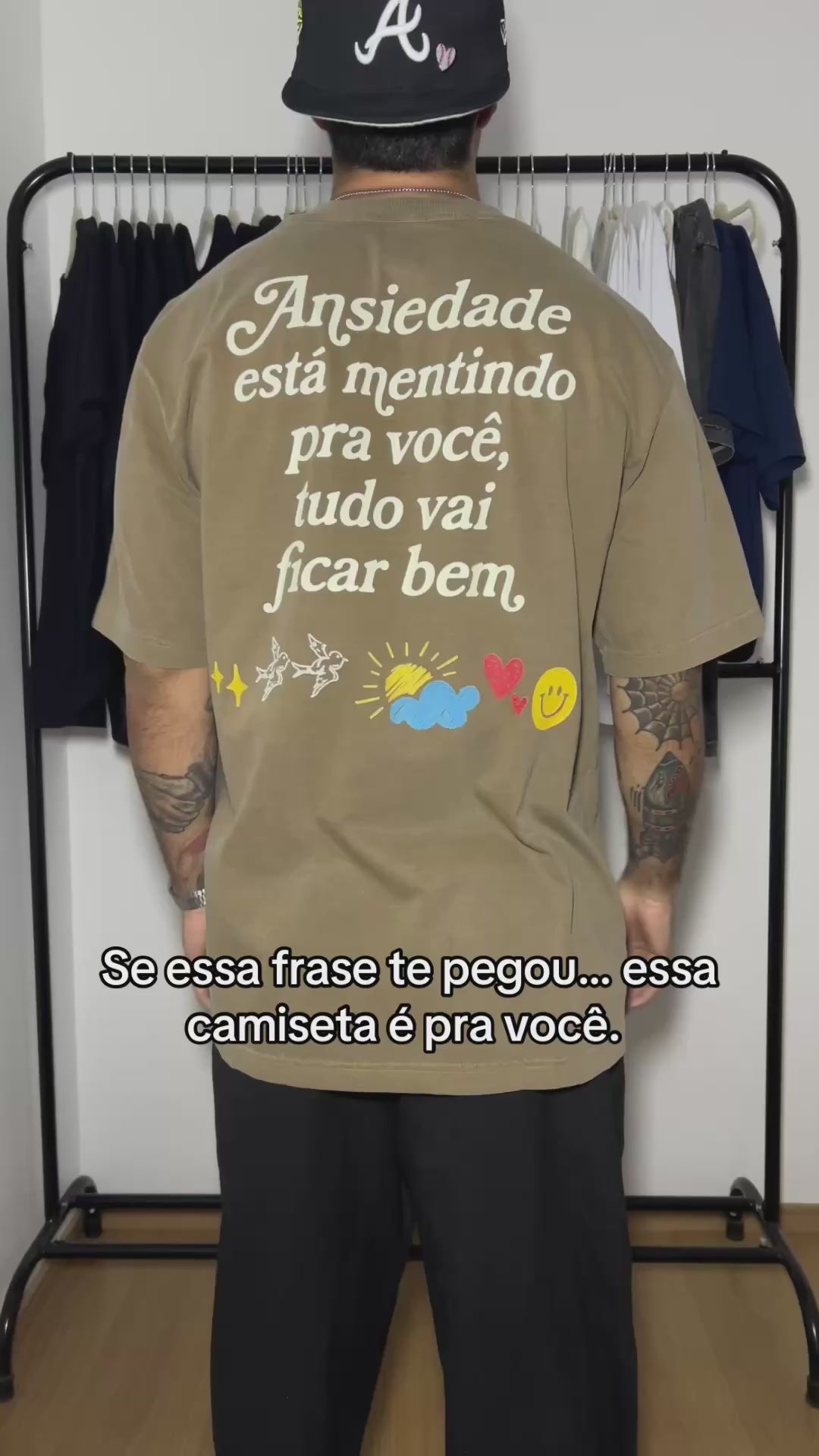 TEE OVERSIZED ‘ANSIEDADE’