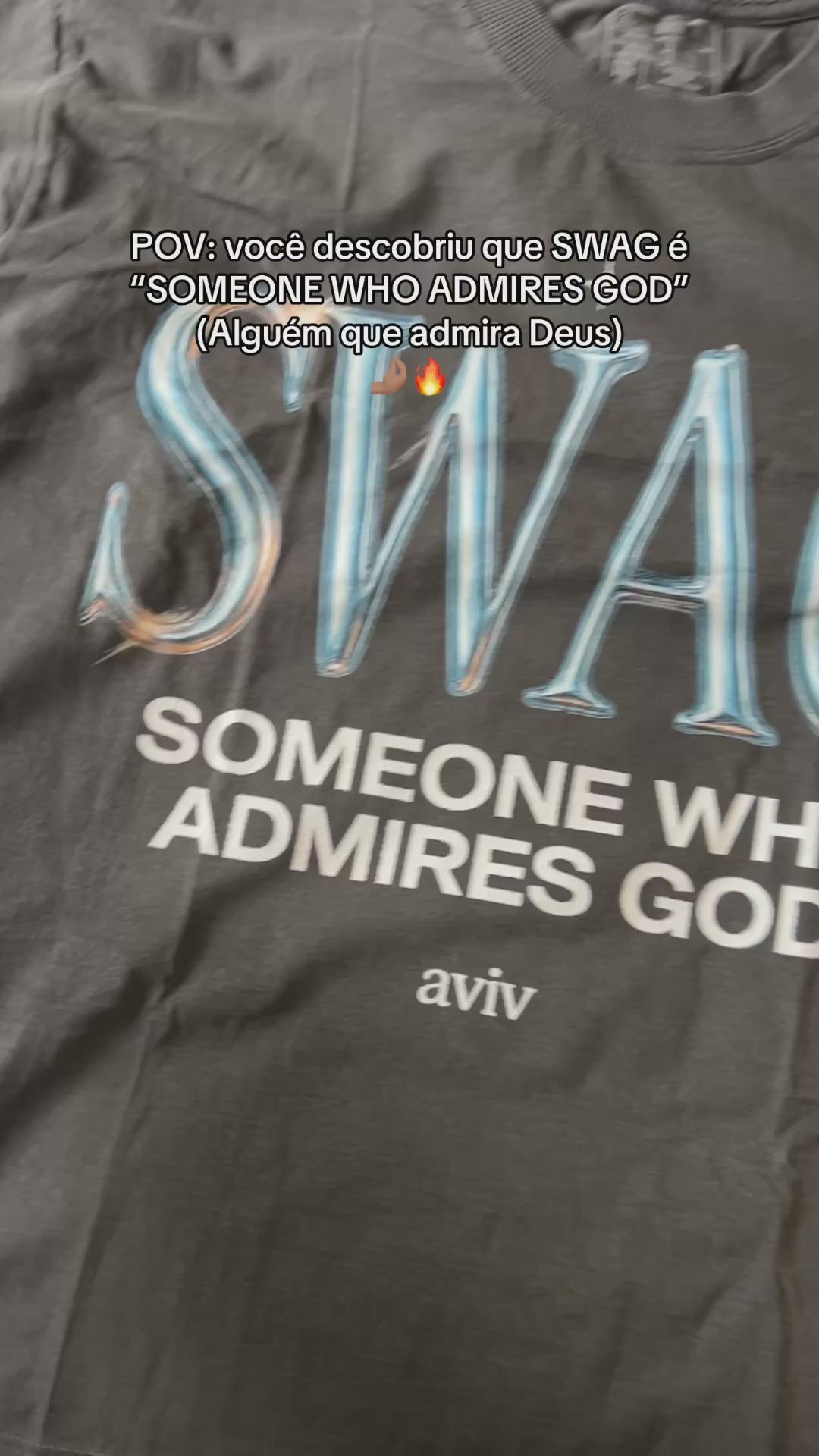 CAMISETA BOXY ‘SWAG’ [FRENTE]