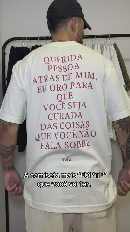 TEE OVERSIZED 'NÃO DESISTA'